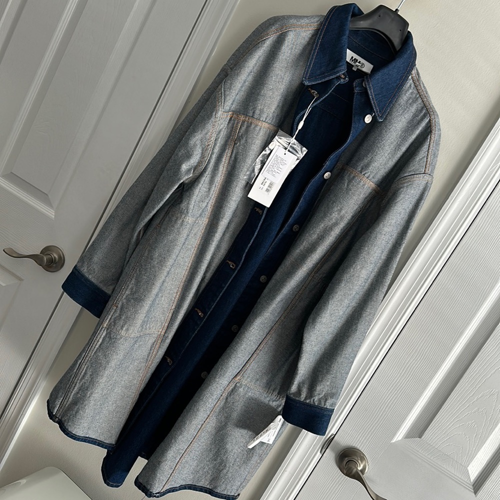 MM6 Margiela Denim Coat - Picture 2 of 7